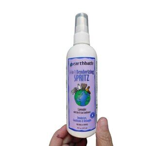 Earthbath 3-in-1 Deodorizing Spritz Lavendar 8 fl oz  Dogs & Puppies NEW